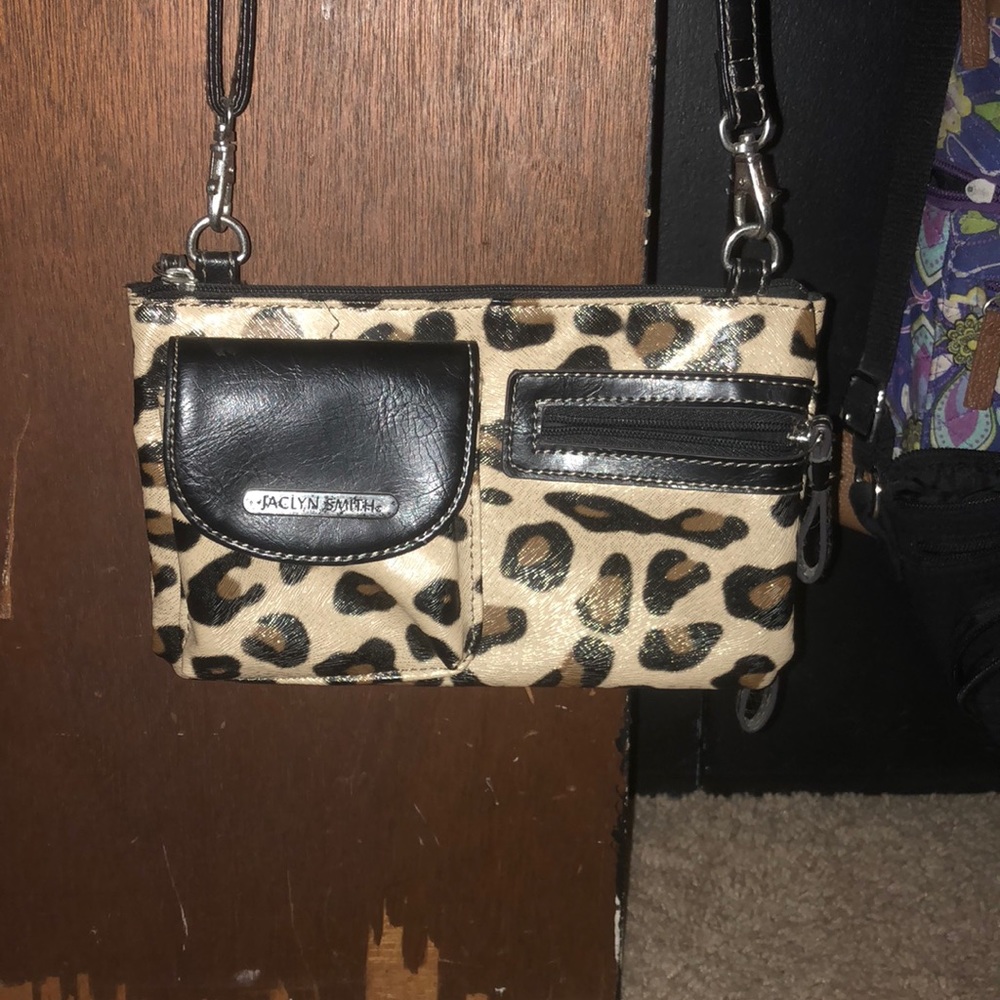Jaclyn Smith Leopard Purse